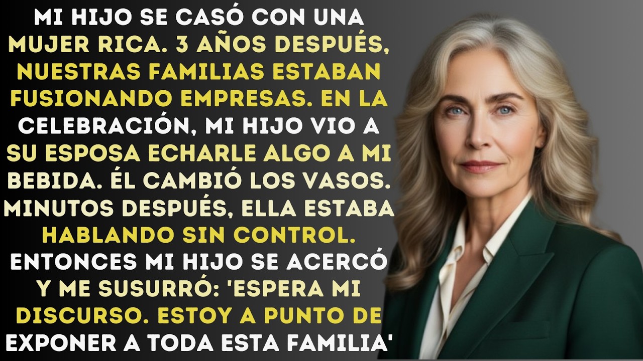 La Esposa De Mi Hijo Puso Algo En Mi Vino, Pero Él Lo Vio Y Cambió Las Copas  Diez Minutos Después…