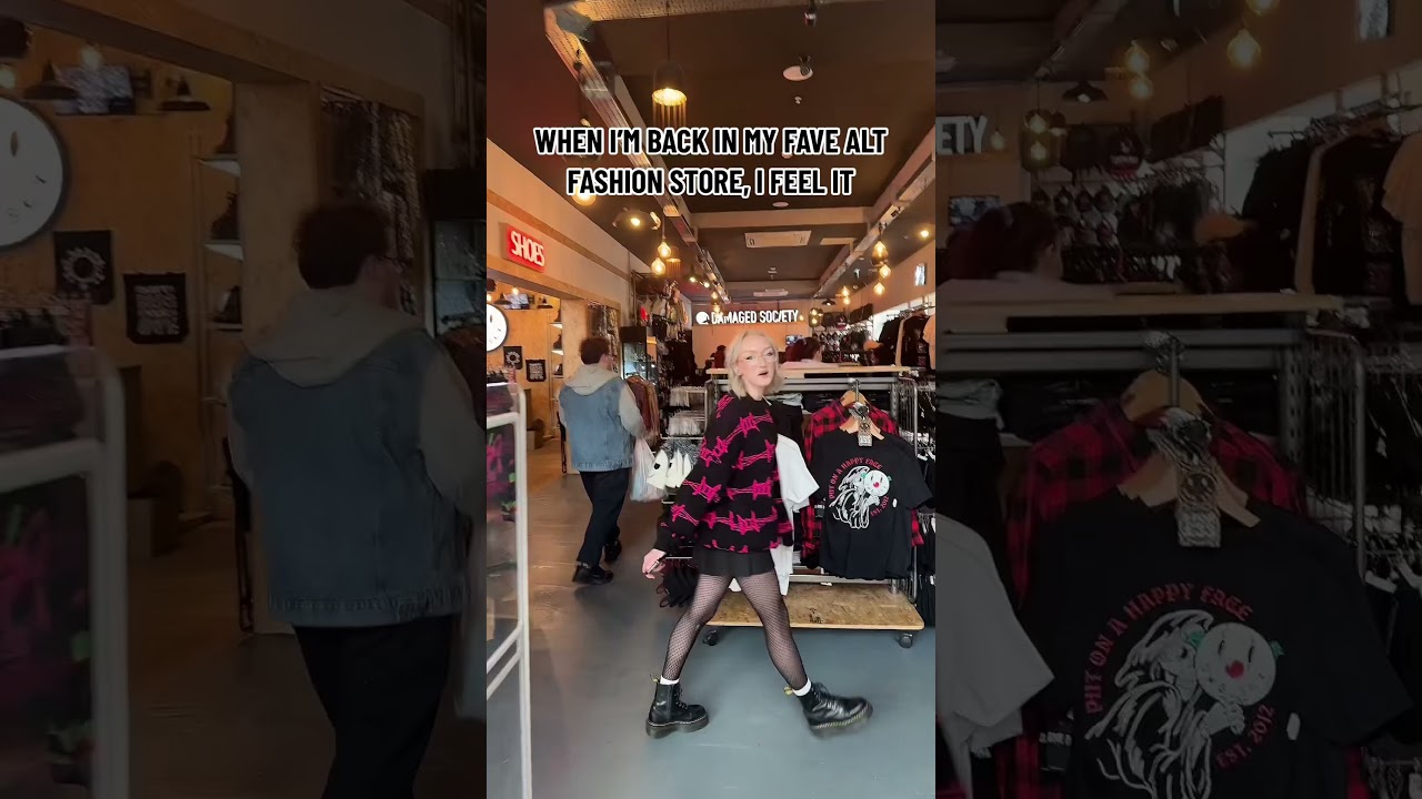 It hits different being back in your favourite alt fashion store, surrounded by your people 😌