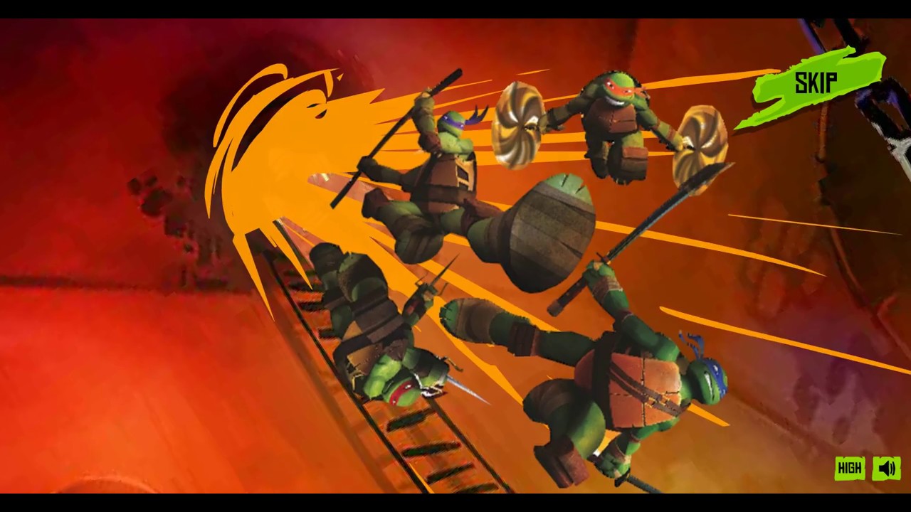 TMNT Dark Horizons ► Неоновые ниндзя черепахи ► ФЛЭШ ИГРЫ