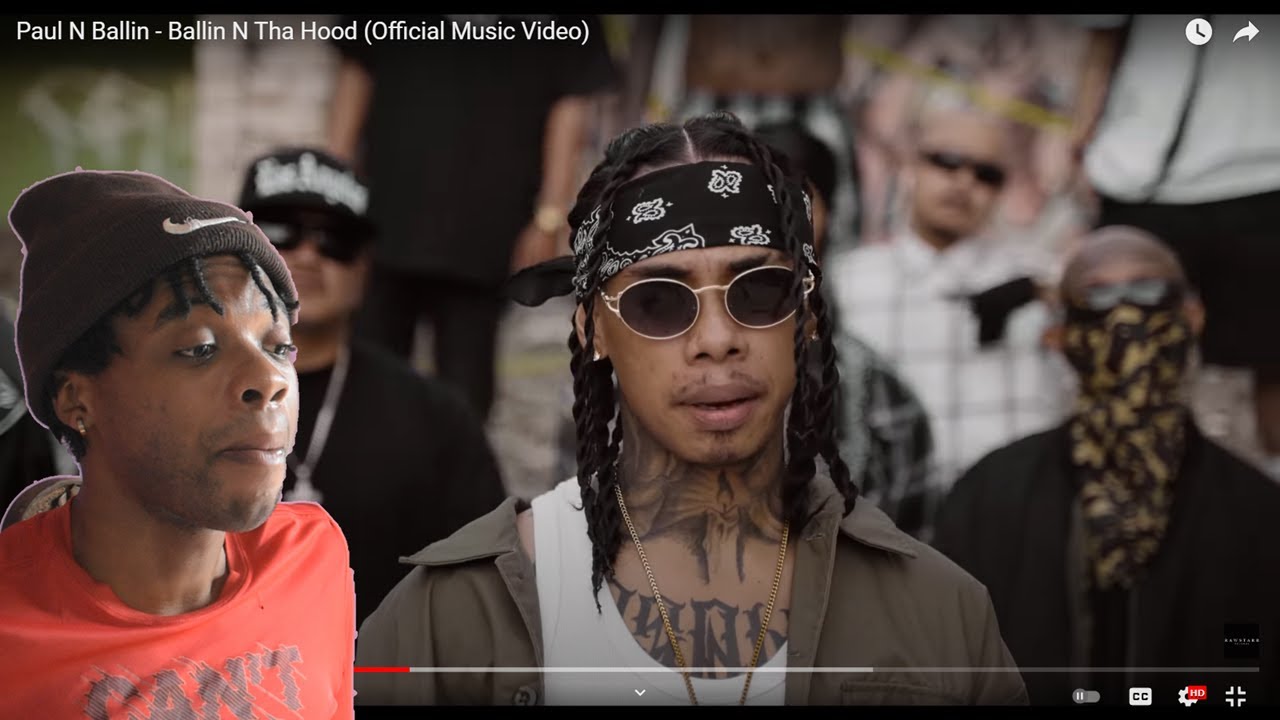 Paul N Ballin - Ballin N Tha Hood (Official Music Video) | REACTION