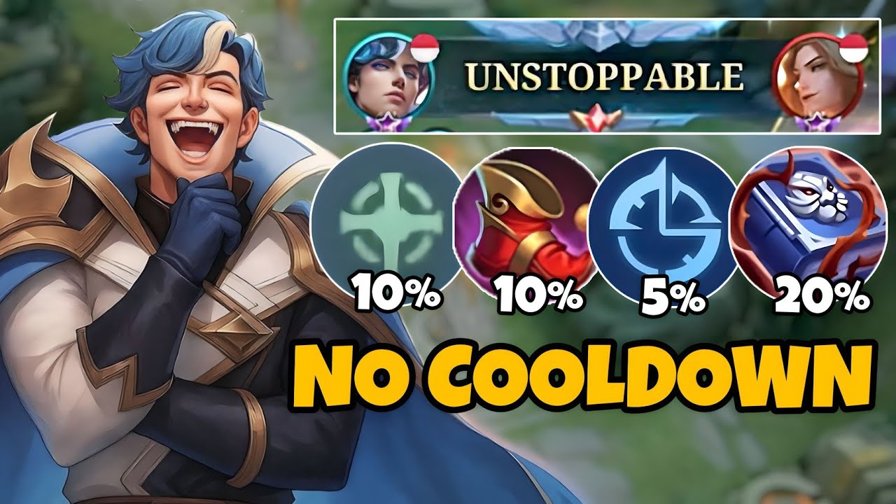 MUSUH STRESS LAWAN XAVIER NO COOLDOWN‼️🤣 STUN TERUS GAK GERAK NGESELIN PARAH 