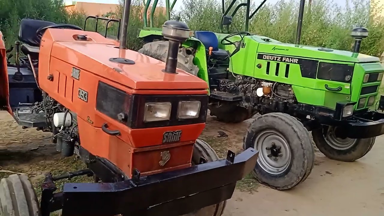 बिकाऊ DEUTZ FAHR और Same 393 एक ही किसान के दो टैक्टर बिकाऊ