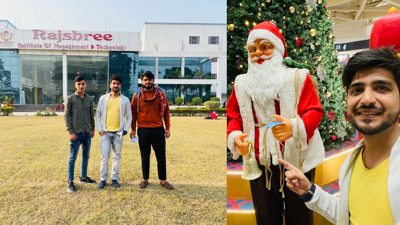 Rajshree Medical Collage Bareilly || Merry Christmas Phoenix Mall bareilly || happy New Year 🥳 2022