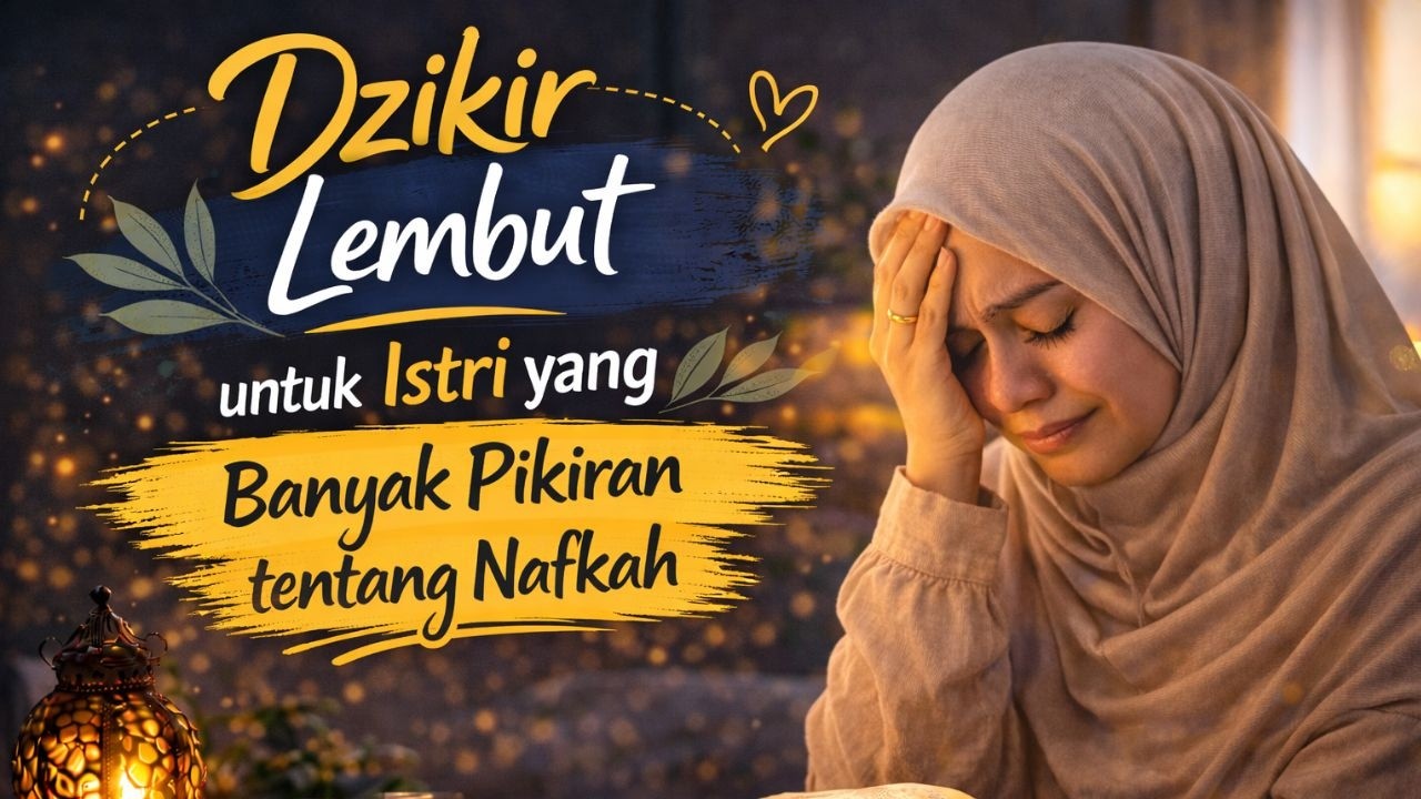 Cemas Hilang Hati Jadi Sejuk: Dzikir Lembut untuk Istri yang Banyak Pikiran tentang Nafkah