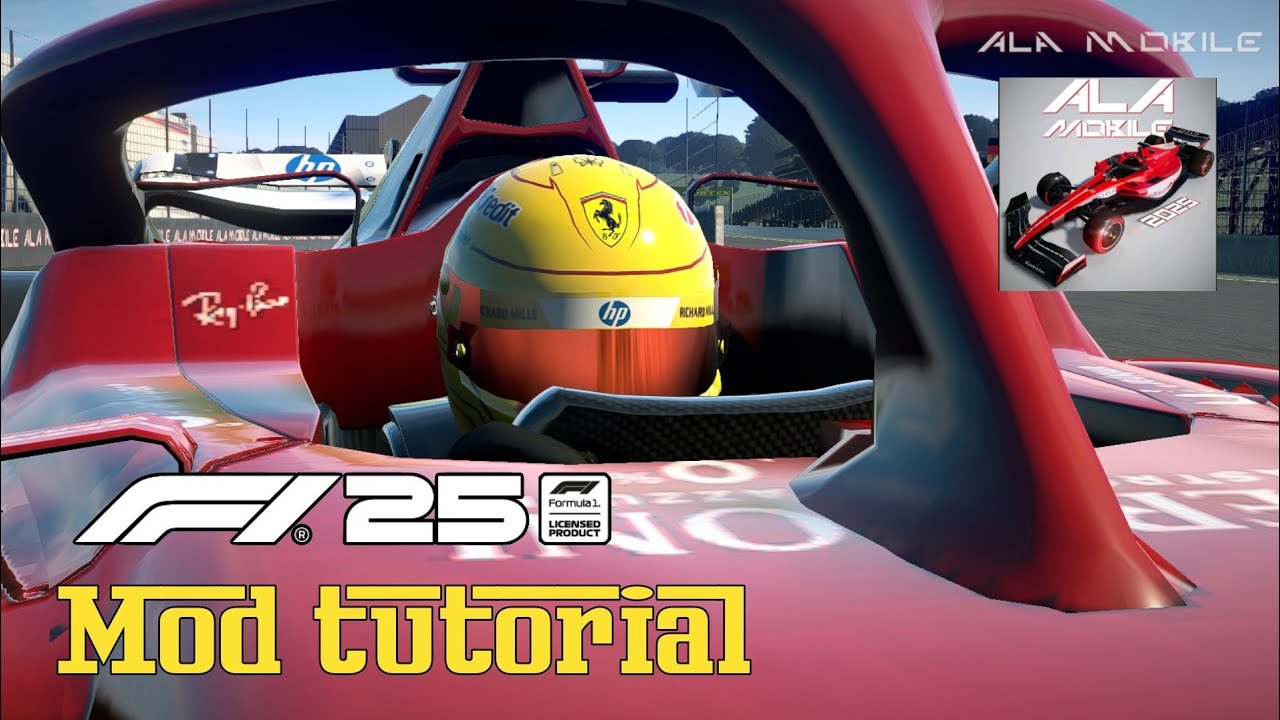 Customize Ala Mobile with F1 2025 Liveries & Drivers