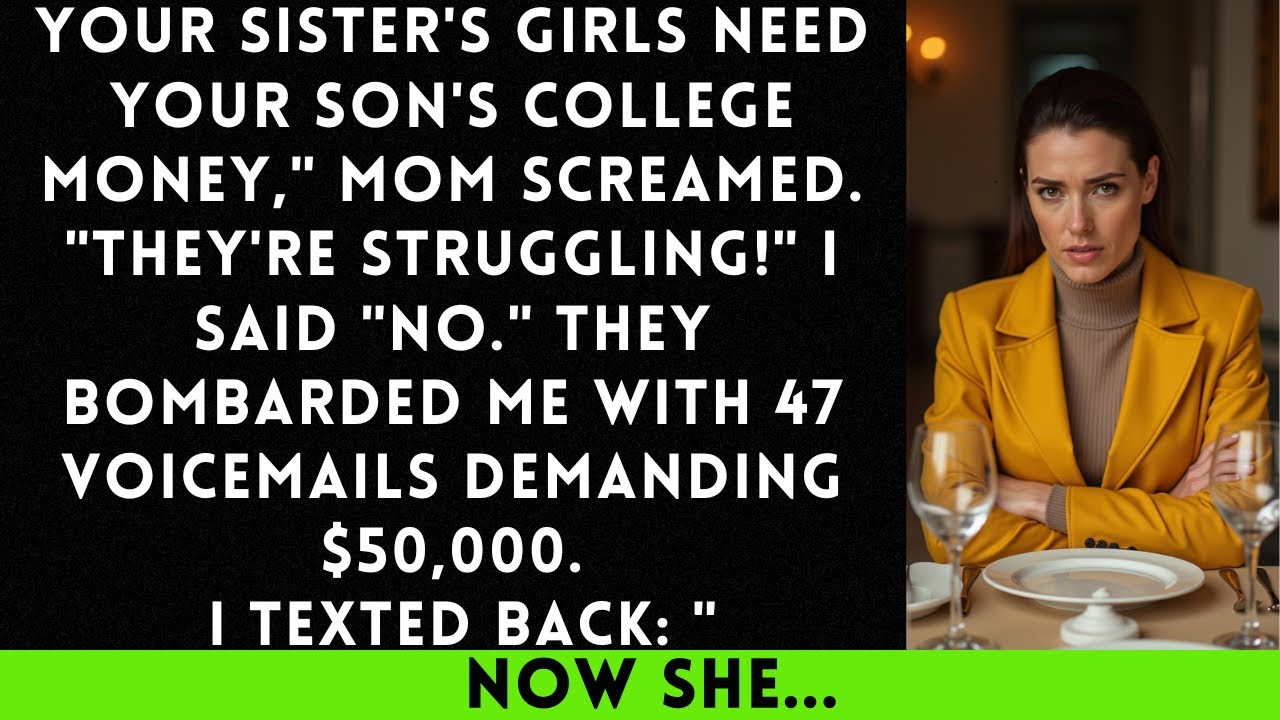 Mom Said ‘Your Nieces Need Your Son’s College Fund’ They're Struggling...