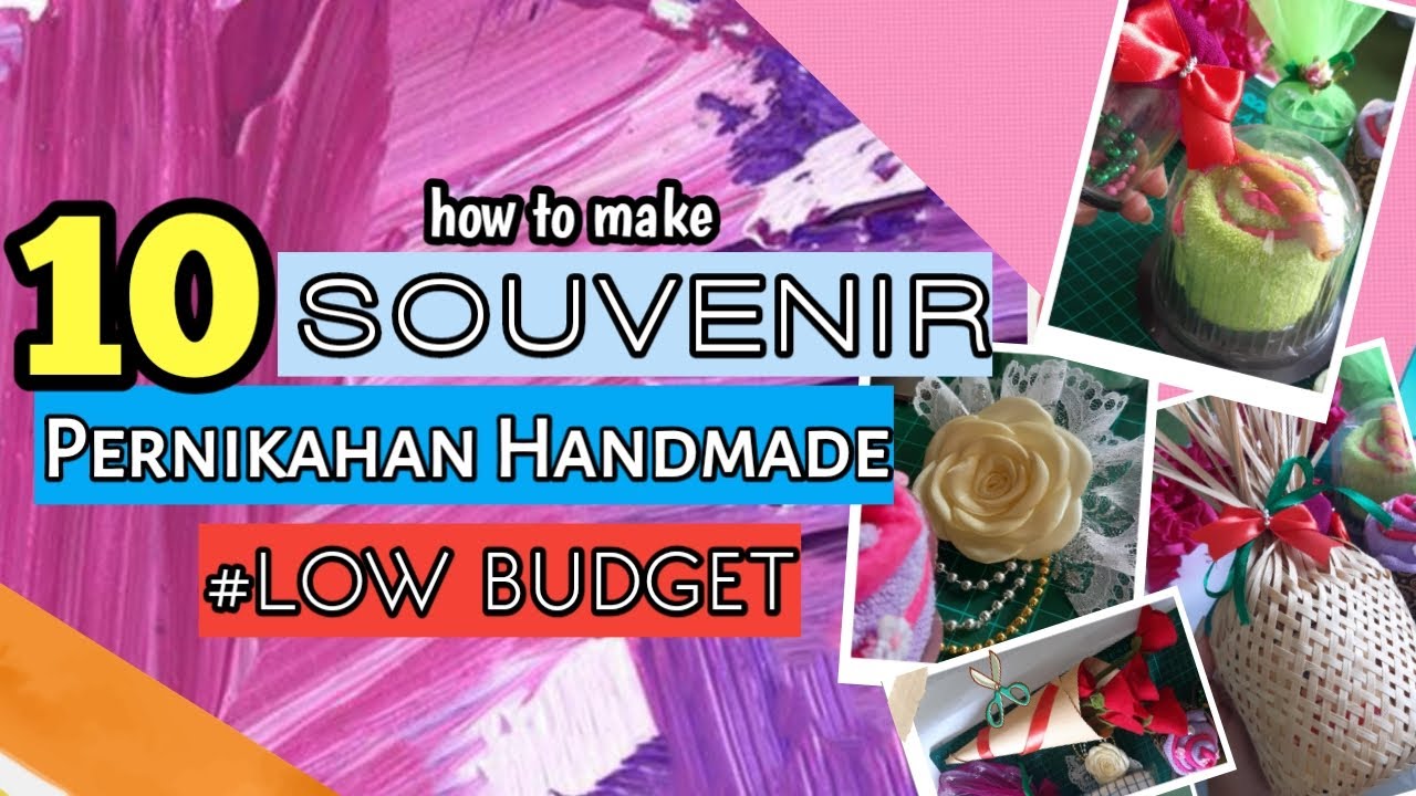 DIY 10 Cara Membuat Souvenir Pernikahan Sendiri, Hemat Budget. AYO PRAKTEKKAN !