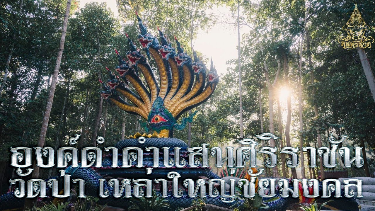 องค์ดำคำแสนศิริราชันนาคราช วัดป่าเหล่าใหญ่ชัยมงคล อ.ศรีสงคารม จ.นครพนม  | คน-หัว-นาค |ພະຍານາກ