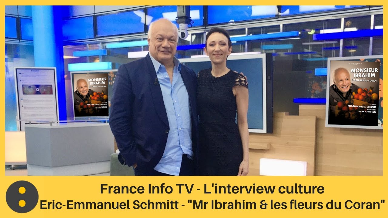 France Info, L'interview culture - Eric-Emmanuel Schmitt par Isabelle Layer