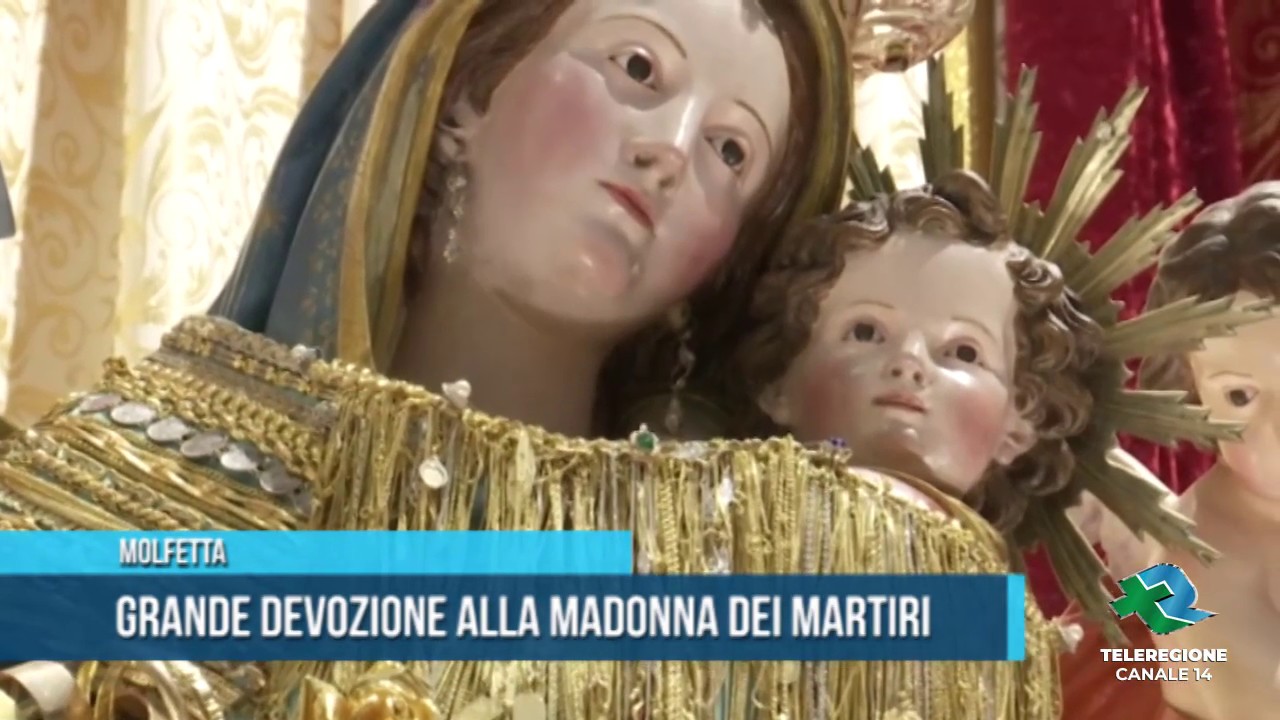 Molfetta Grande devozione alla Madonna dei Martiri  TG TELEREGIONE 07 09 2019 1 1