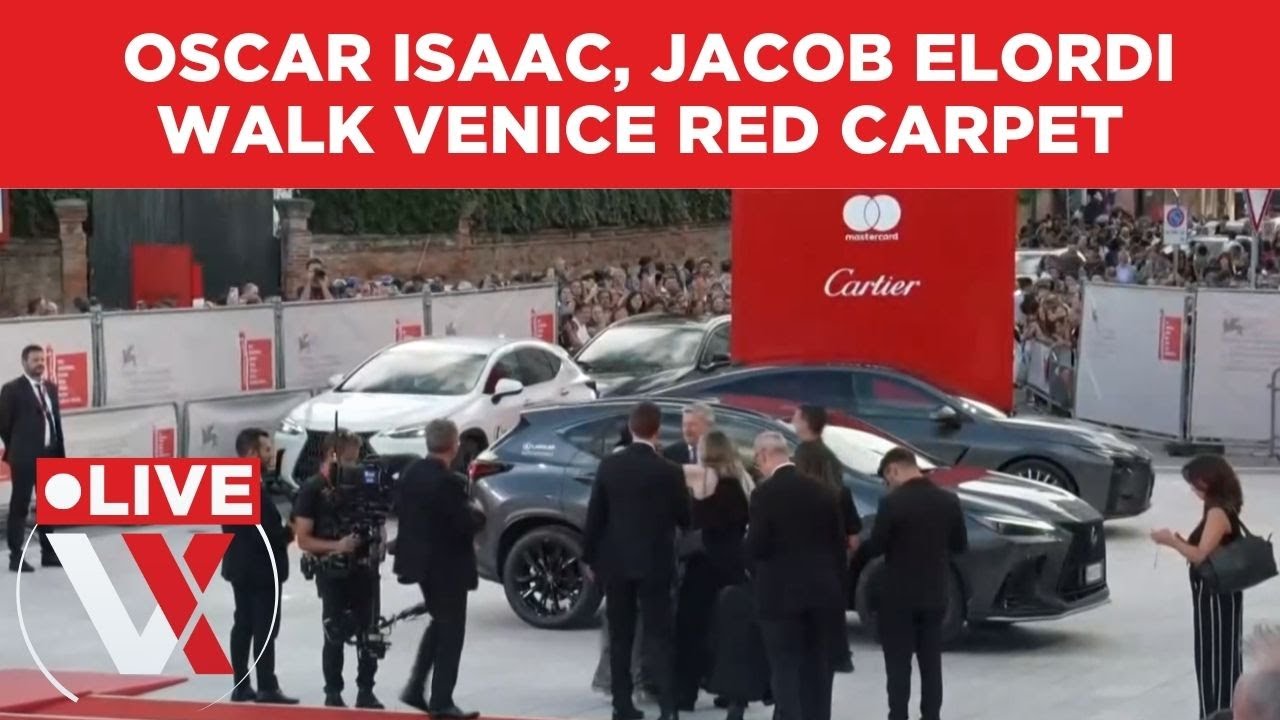 LIVE | Oscar Isaac, Jacob Elordi Walk Venice Red Carpet for 'Frankenstein' Premiere | VERTEX