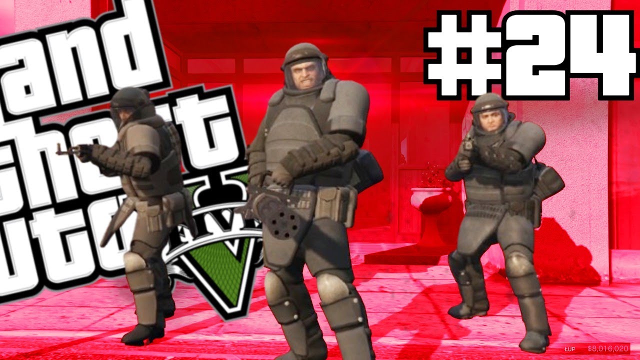 GTA 5 [#24] - EPICKI NAPAD NA BANK! (M4tteo)