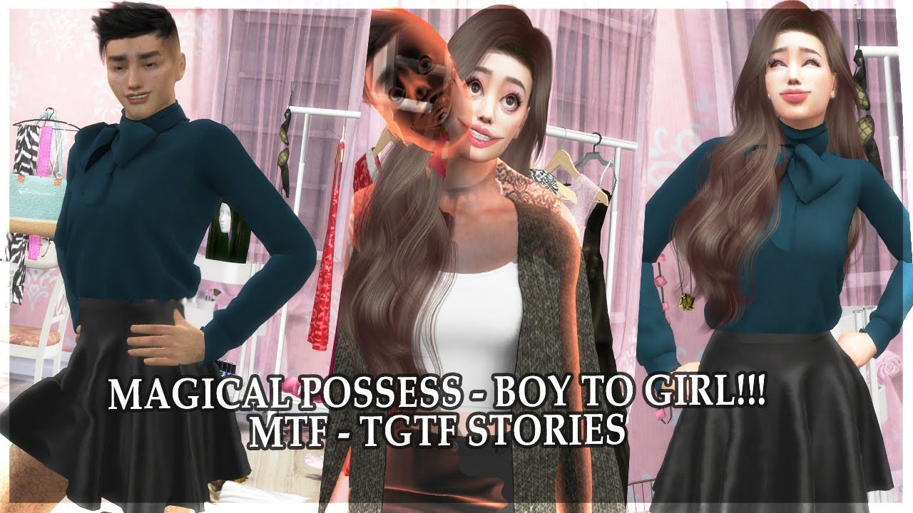 Boy Become Into A pretty Women By Magical Possession | Boy To Girl 👩‍💼 | Sims4Stories
