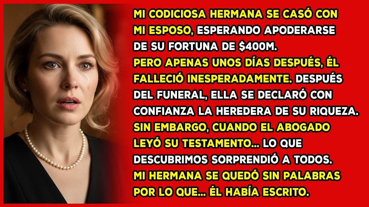 Mi Codiciosa Hermana se Casó con mi Esposo, Esperando Apoderarse de su Fortuna de $400M