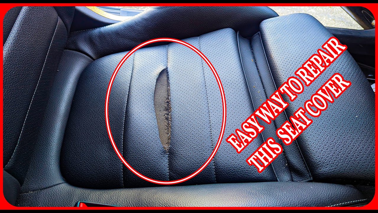 How to repair this Mercedes Benz Seat cover - Auto Upholstery