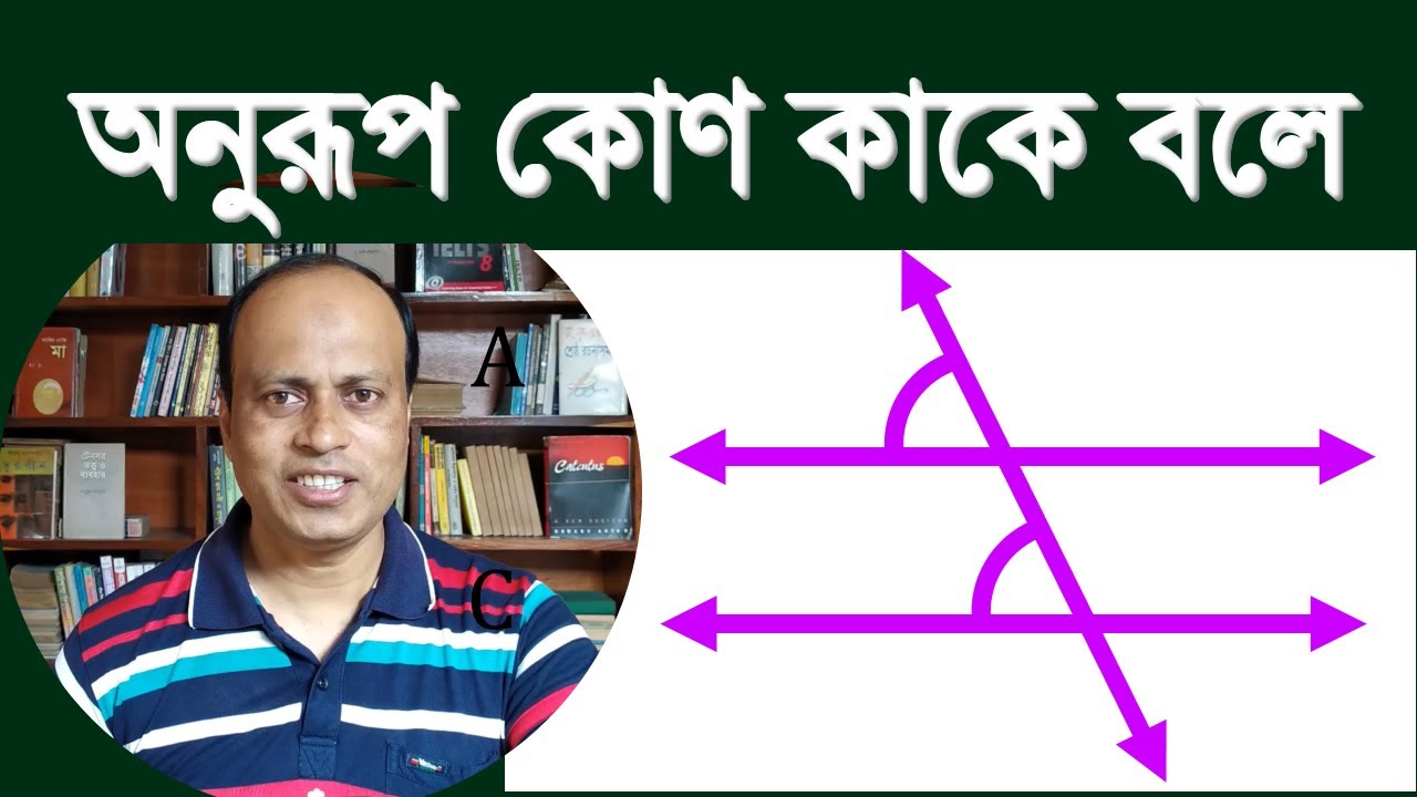 অনুরূপ কোণ কাকে বলে