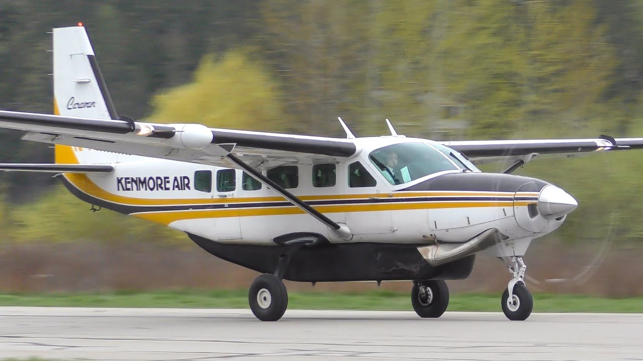 Cessna 208 Caravan Engine Startup & Takeoff