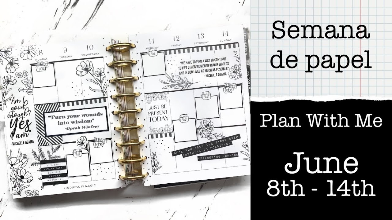 [ENGLISH] Plan With Me: June 8th - 14th, 2020 #BLMPlannerChallenge