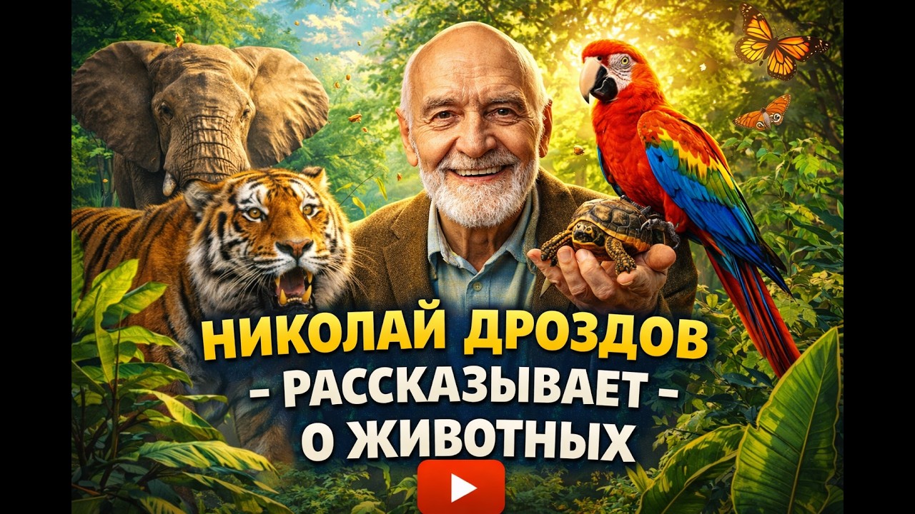 Николай Дроздов рассказывает о собаках 🐕