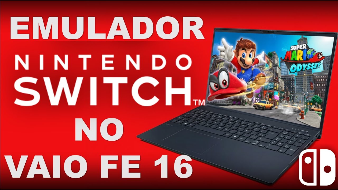 NUNCA imaginei que o VAIO FE16 rodasse ISSO! (Emulador de Switch 😱)