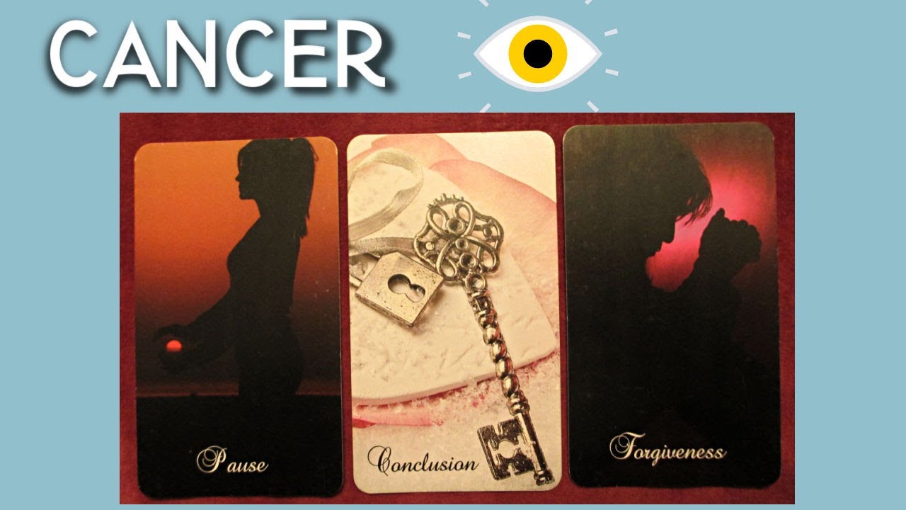 CANCER! They're praying. Wanting to talk. You both feel the time running out.  Love Tarot