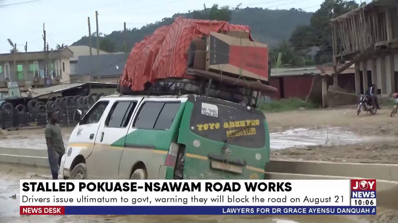 Pokuase-Nsawam Road: Drivers threaten to block Road on August 21, issue ultimatum to govt |News Desk