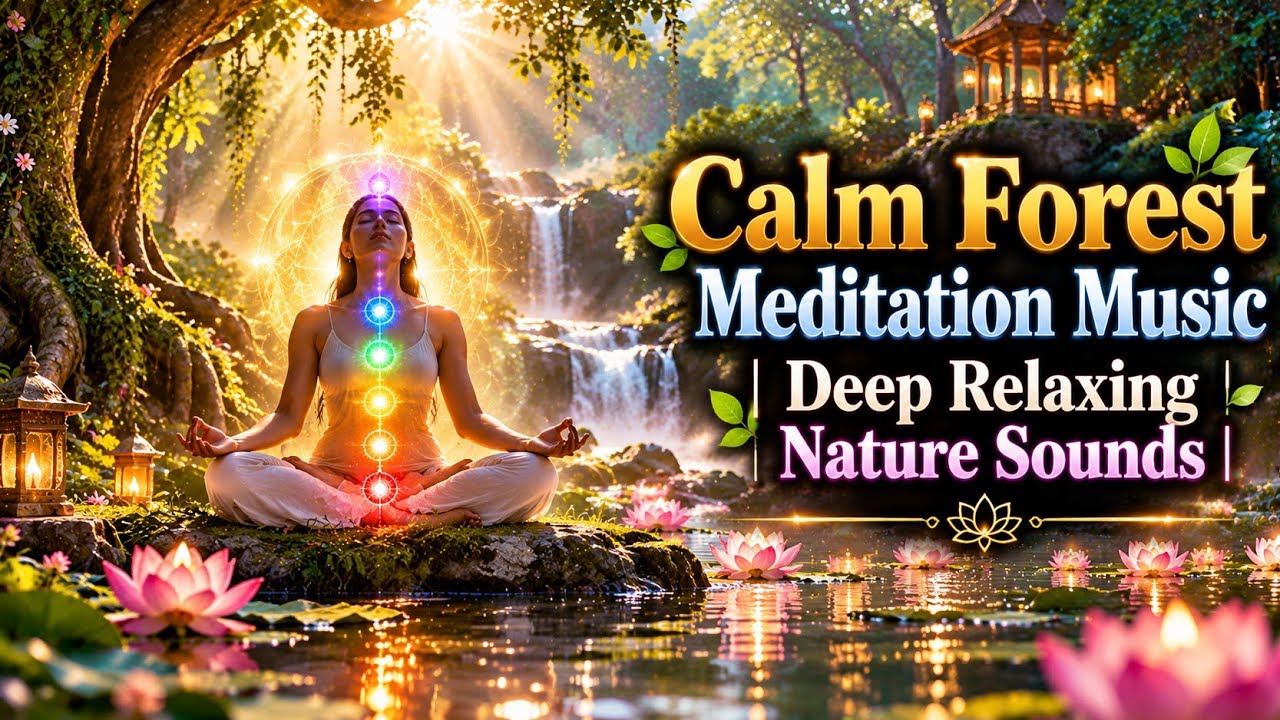 Calm Forest Meditation Music | Deep Relaxing Nature Sounds for Stress Relief | Relaxing Nature sound