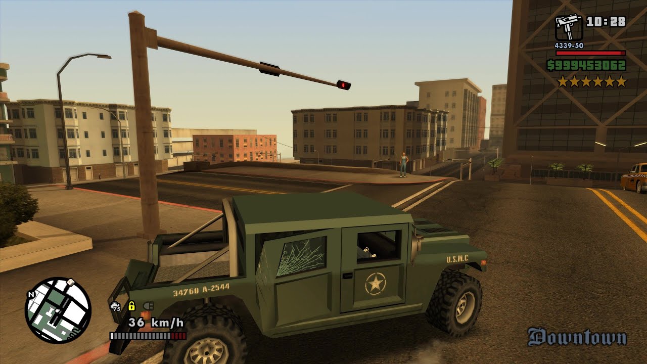 GTA San Andreas - Chinatown Shootout & Rampage + Six Star Escape