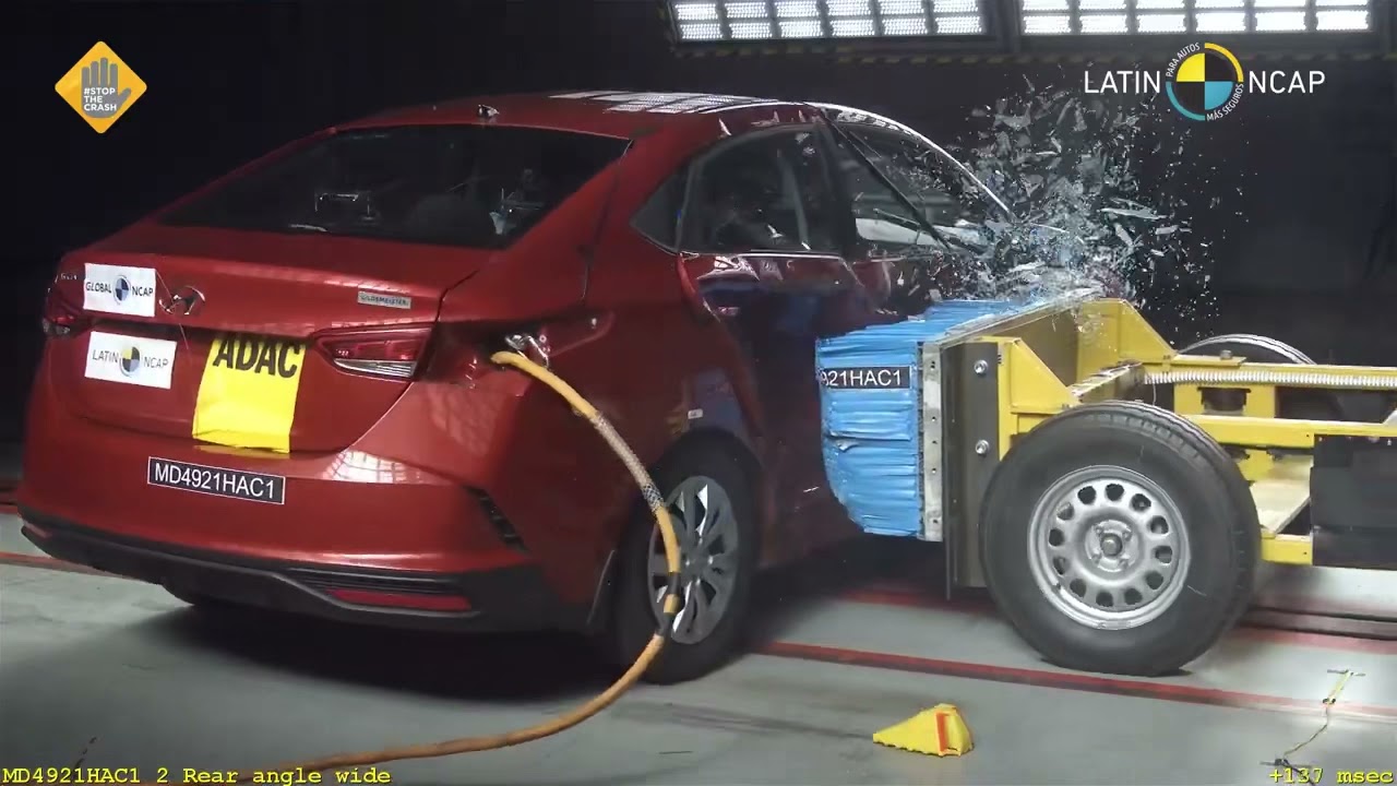 Hyundai Verna 2021 Crash Test | Latin NCAP |crash test