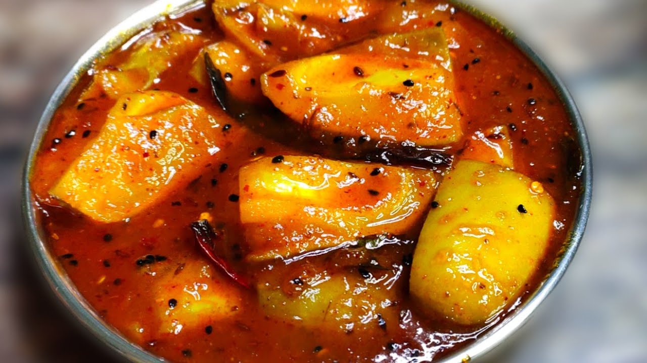 ମାତ୍ର ୨ ଚାମଚ ତେଲରେ ଚଟପଟା ଆମ୍ବ ଖଟା | Amba Khatta Odia Recipe | Mango Khatta without Onion Garlic