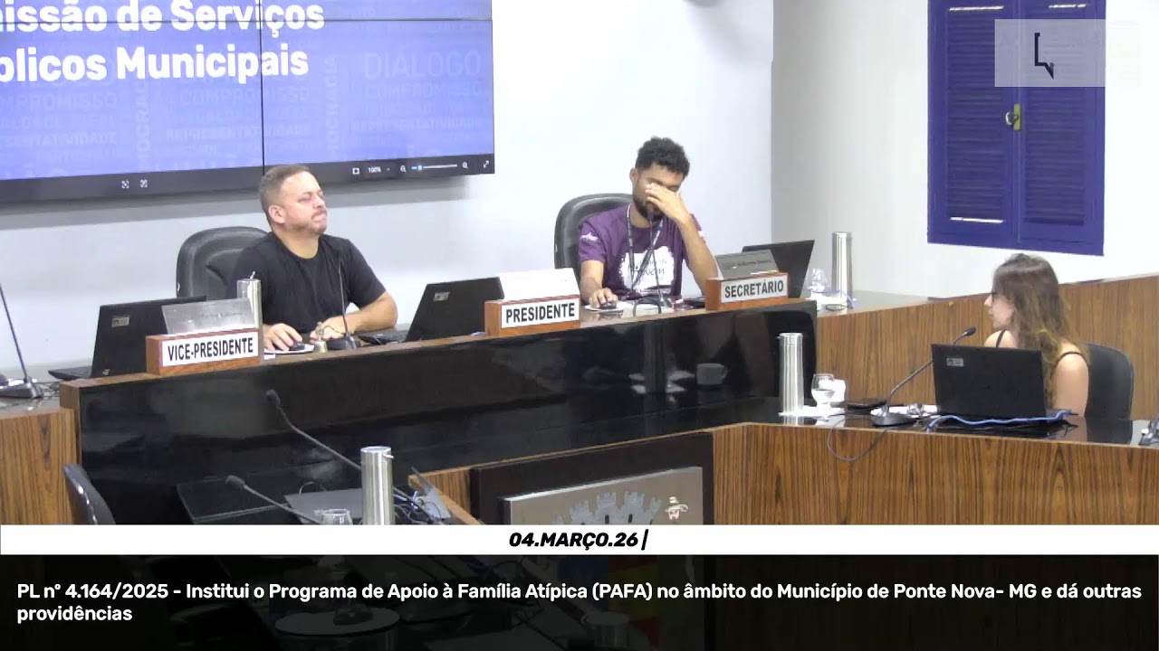 04.MARÇO.26 | 2ª REUNIÃO DA COMISSÃO DE SERVIÇOS PÚBLICOS MUNICIPAIS