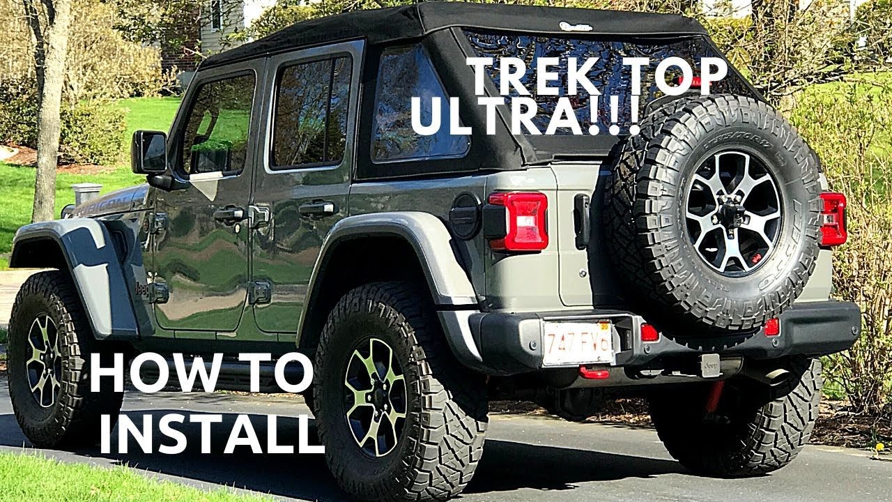 HOW TO INSTALL BESTOP TREKTOP ULTRA JEEP JL