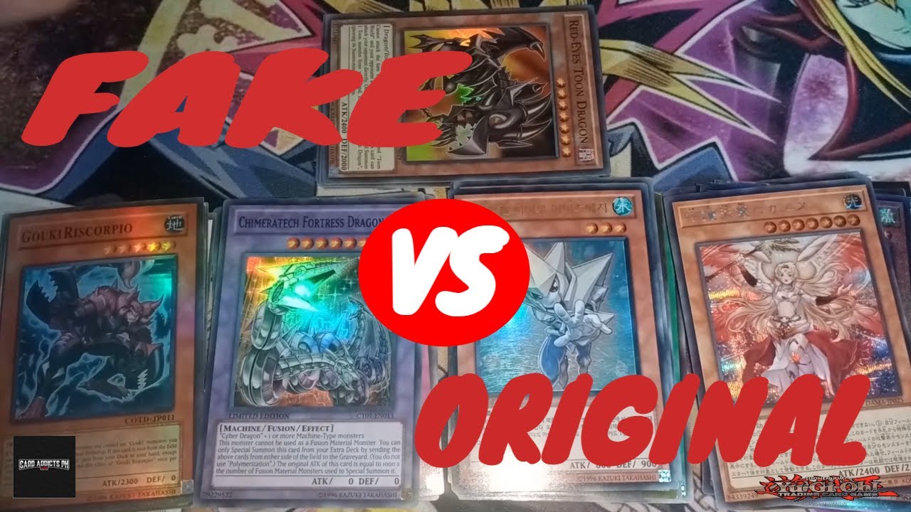 YUGI-OH (FAKE VS ORIGINAL) 8 WAYS TO KNOW THE DIFFERENCE(VLOG)