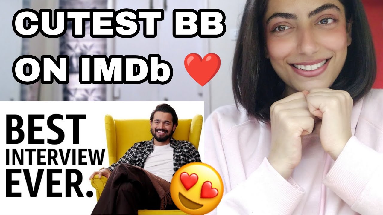 Bhuvan Bam Has The Best Interview Ever | @BBKiVines | IMDb | 2023 Reaction