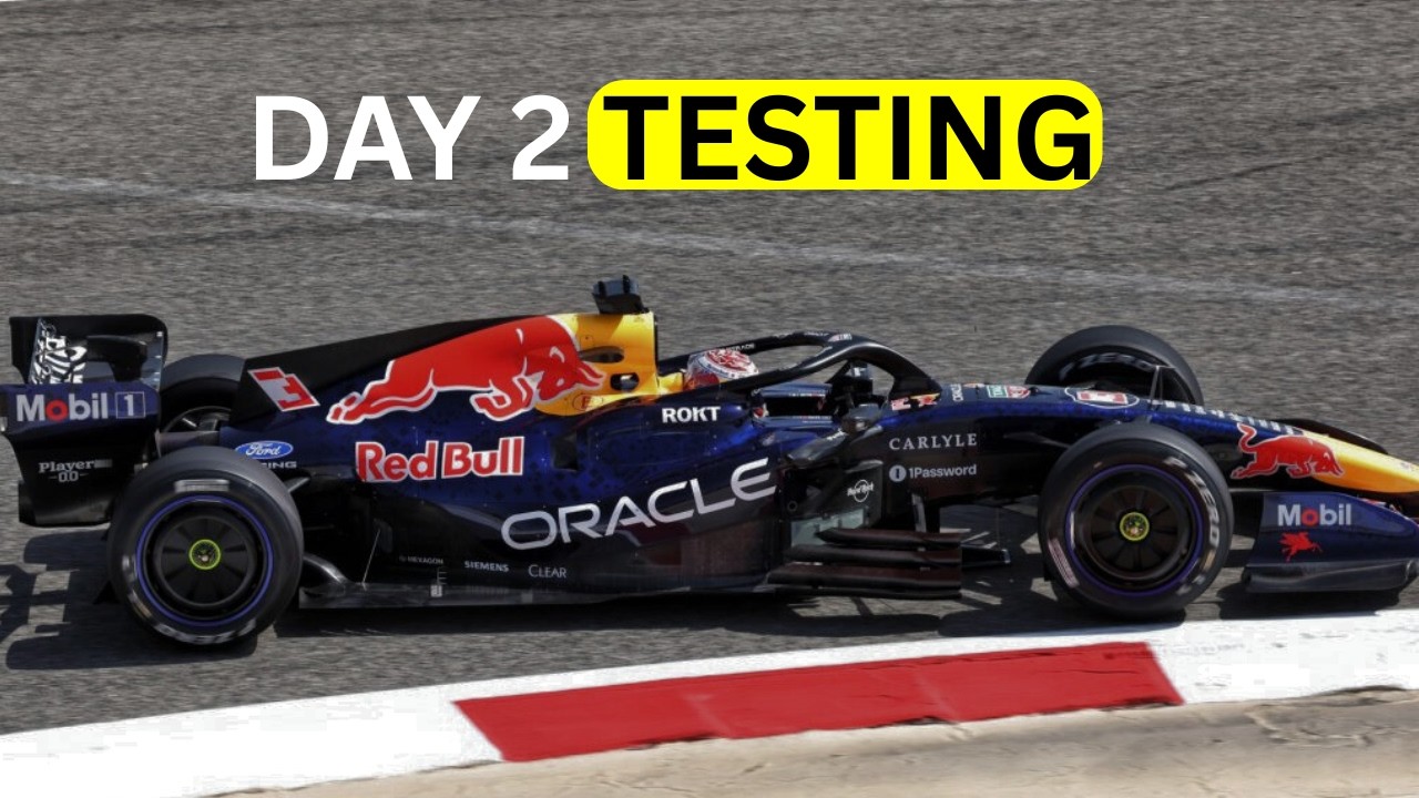 This is Day 2 of the F1 Bahrain Pre-Season Testing
