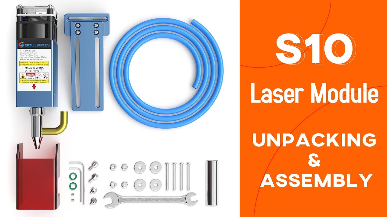 SCULPFUN S10 Laser Module Kit Installation Instructions (on S9)