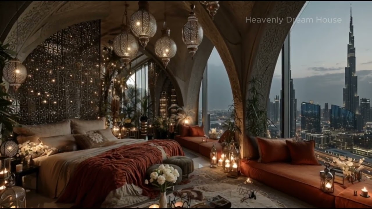 ✨ Inside a $180M Arabian Nights Mega-Penthouse | Skyline Luxury Meets Timeless Elegance