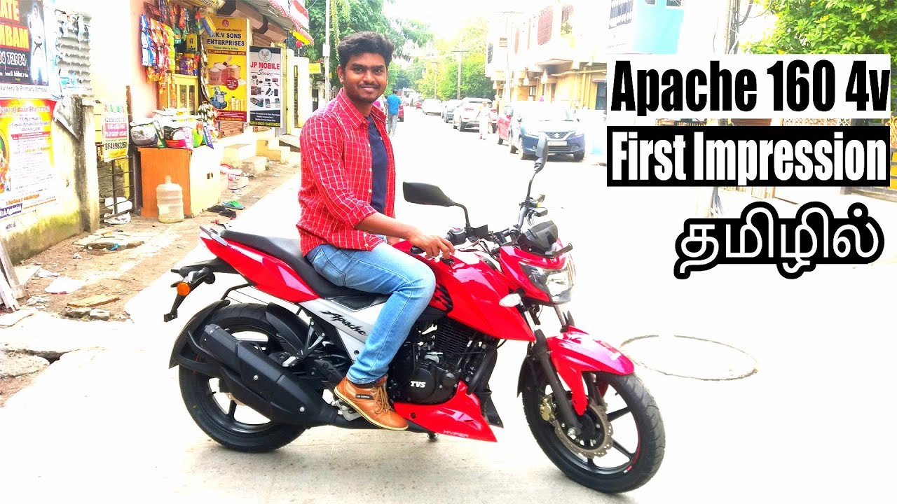New TVS Apache RTR 160 4V in Tamil | Road Test, Braking Test | B4Choose
