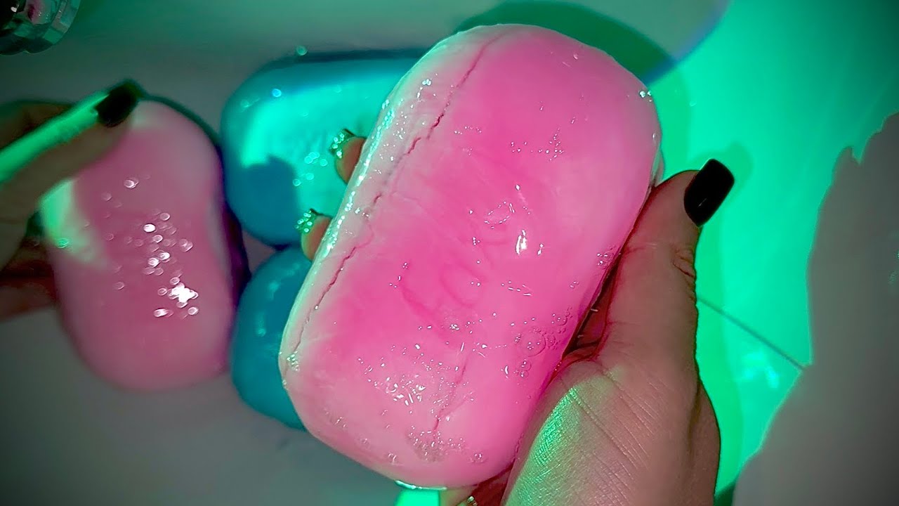 ASMR // Soaked soap FAX // Размокшее мыло 🧼 
