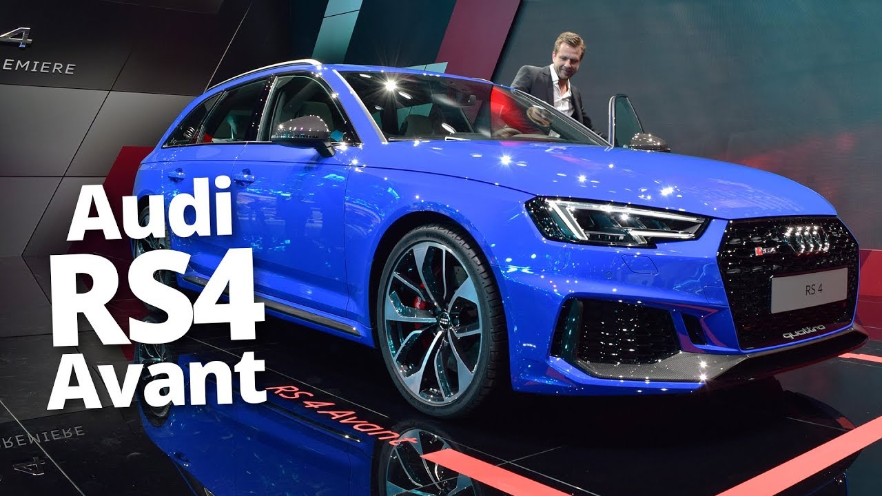 The 2018 AUDI RS4 AVANT - Frankfurt Motor Show