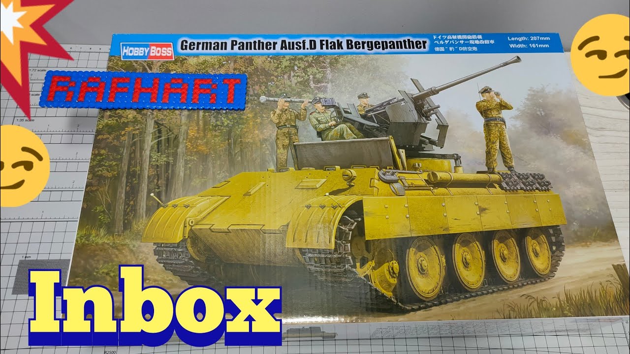 Panther Ausf.D Flak Bergepanther Hobby Boss 82492 1:35 inbox 4k