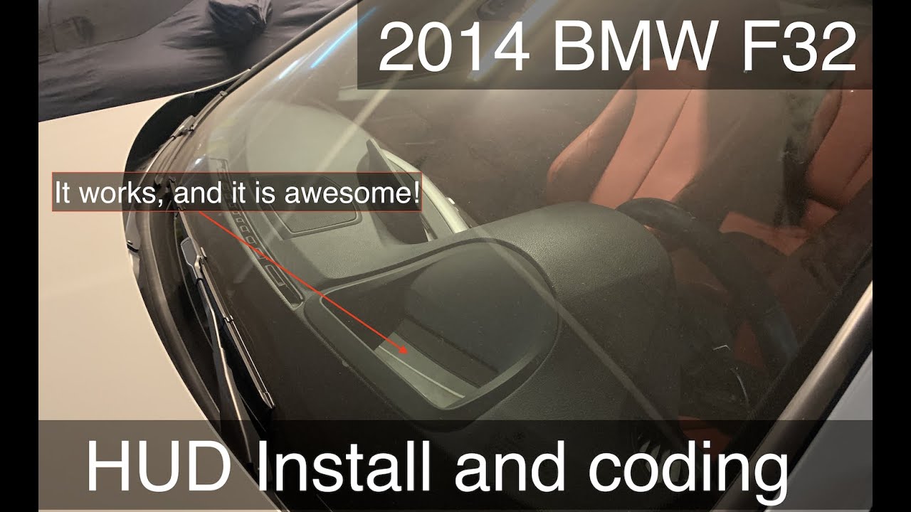 Установка проекционного дисплея (HUD) и цифровой приборной панели (6WB) на BMW 435 + пошаговое пр...