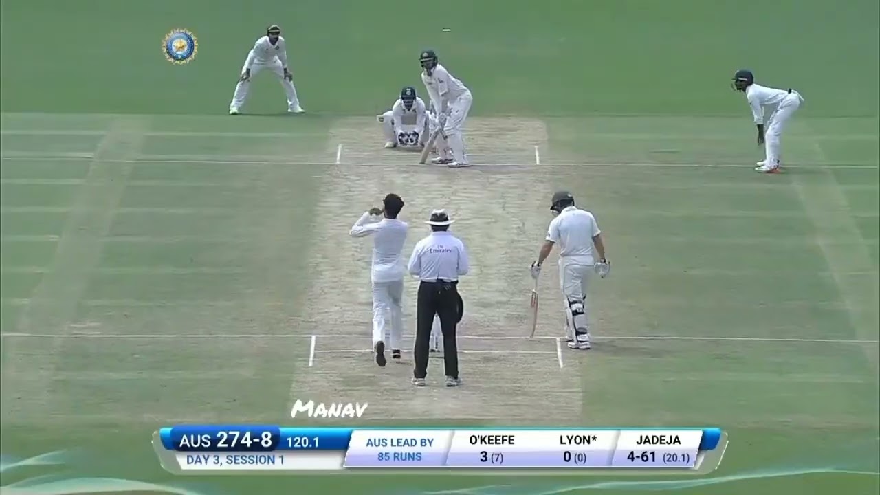 Ravindra Jadeja&rsquo;s All wicket in Border Gavaskar Trophy #ravindrajadeja #cricket #india