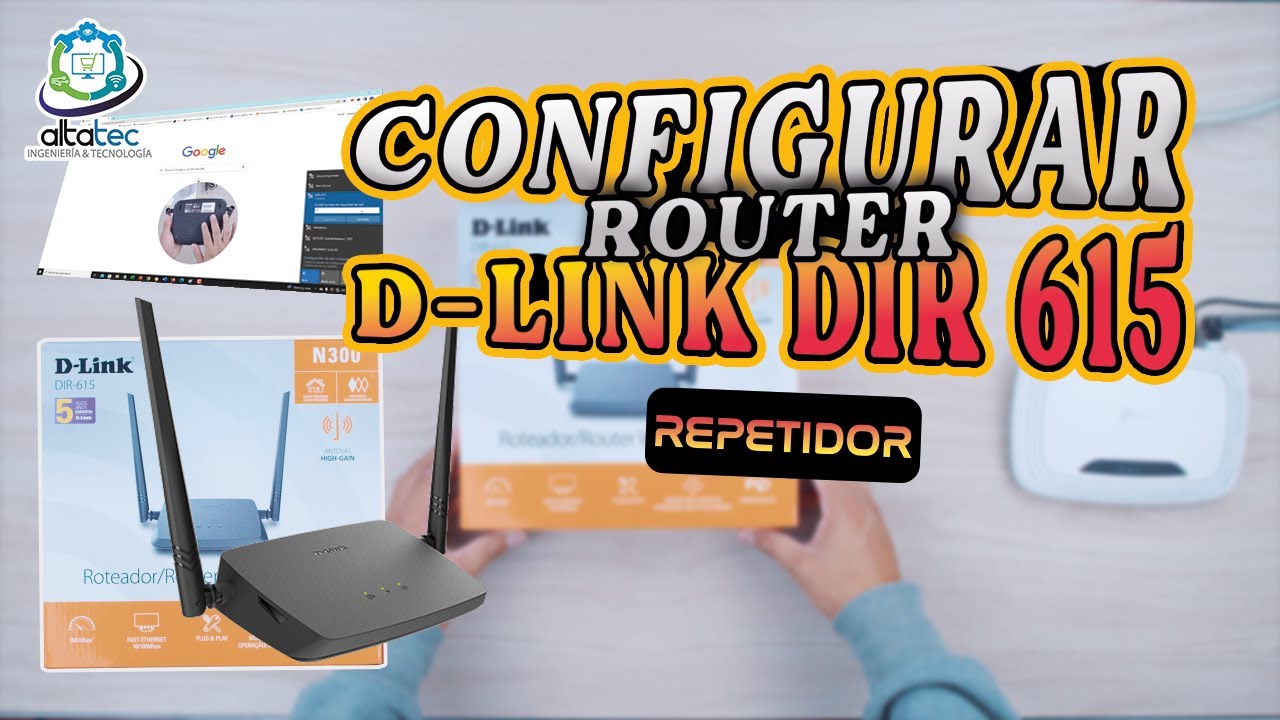 Como CONFIGURAR EXTENSOR DLINK N300 (DIR-615) en Modo REPETIDOR (Paso a Paso)