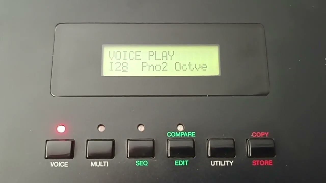 Yamaha SY55/TG55 - Concert Piano 2 (Audio Demo)