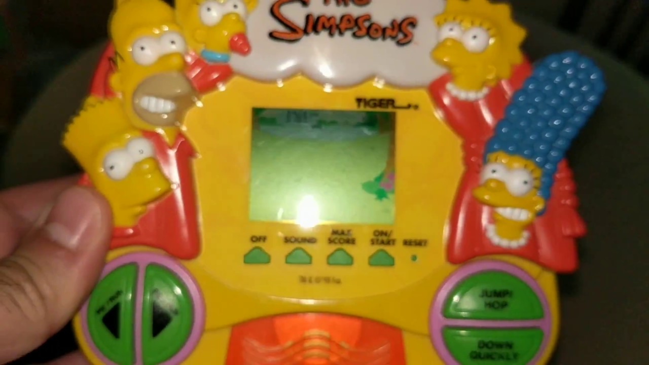 The Simpsons Tiger Electronics Game (1999) - Gameplay