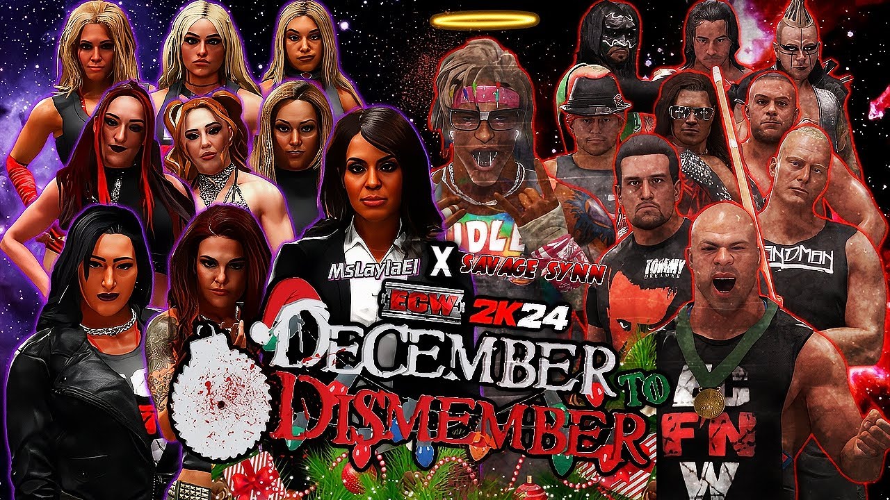 WWE 2K24: ECW 🎄December To Dismember🎄 𝐏𝐏𝐕 | [Universe Mode]