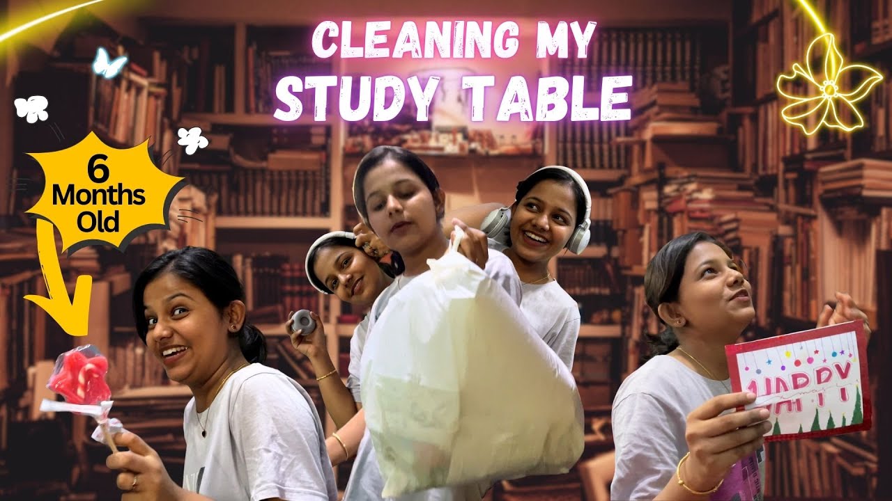 Cleaning My Study Table | 9th ക്ലാസിലെ എല്ലാ ഞാൻ തൂക്കി വിൽക്കുന്ന