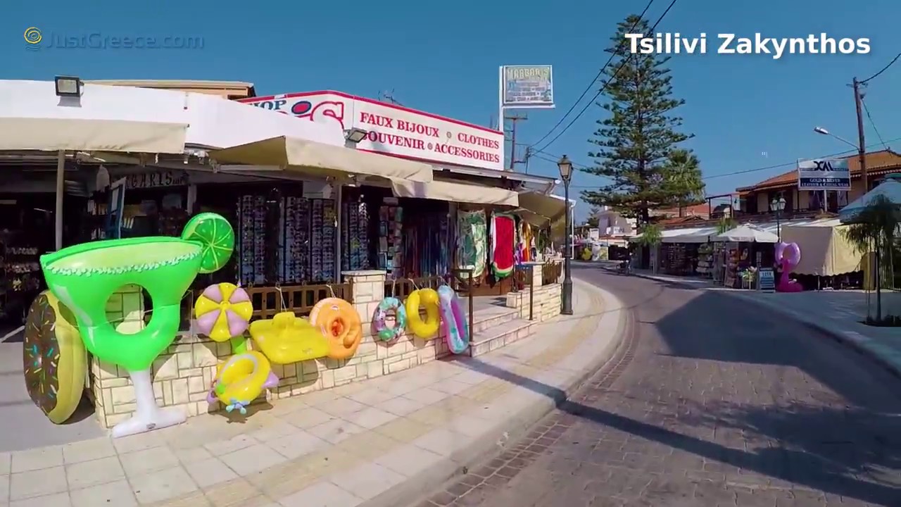 A walk through Tsilivi Zakynthos - JustGreece.com