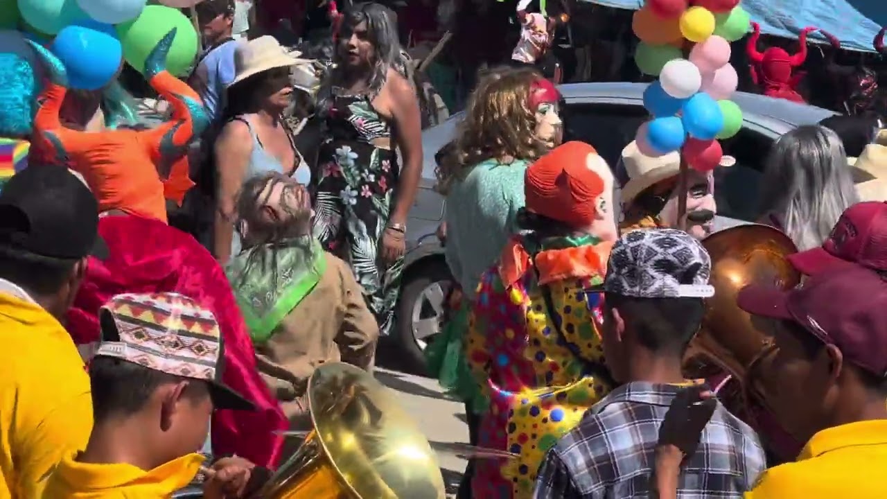 Carnaval, Llano de en medio, Ixhuatlán, Veracruz 26 de febrero del 2024 (1/6)